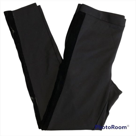 Michael Michael Kors Striped Velvet Skinny Pant - Picture 2 of 8